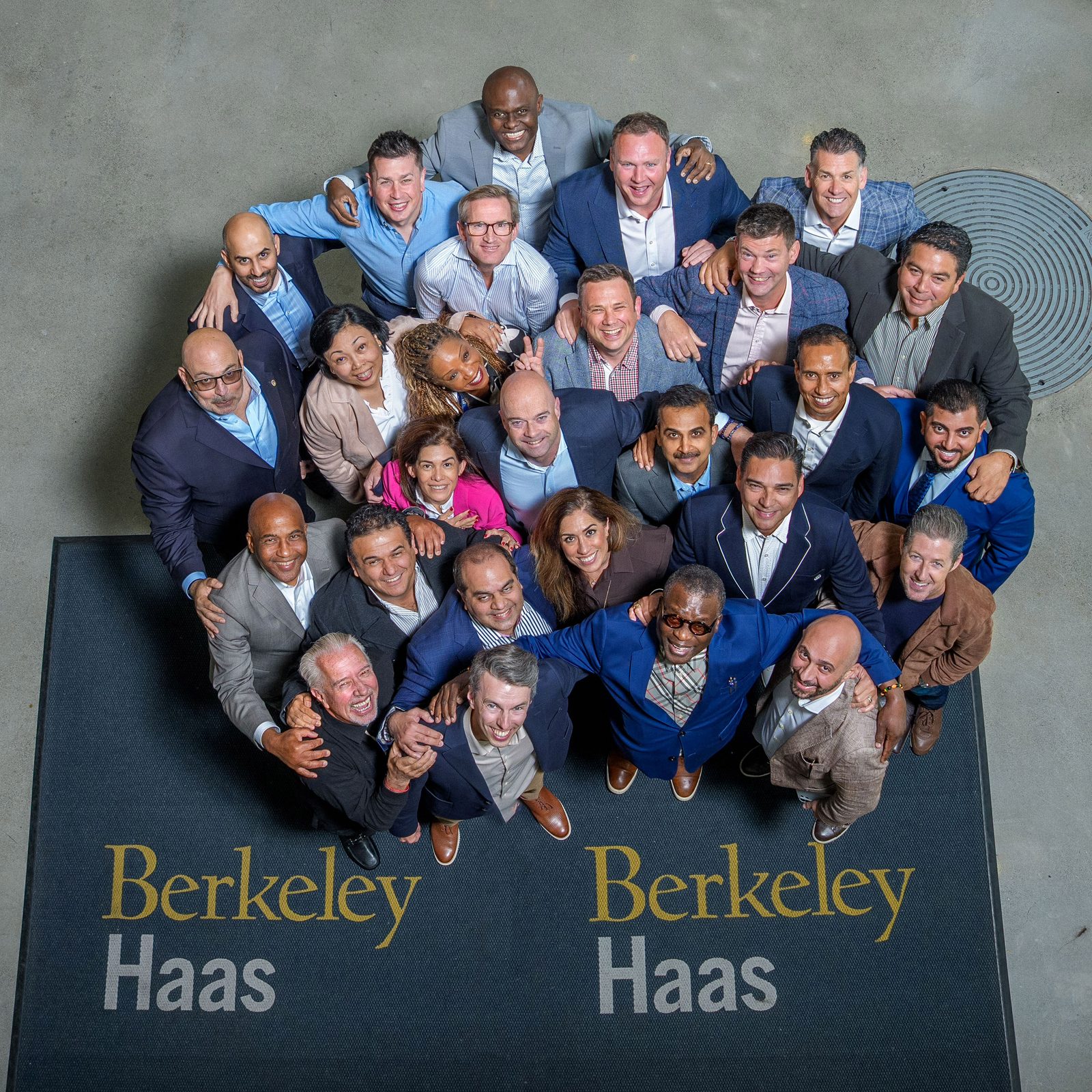 Harrison Allen Lewis with the Berkeley Chief Executive Officer Program cohort at Berkeley Haas, 2026